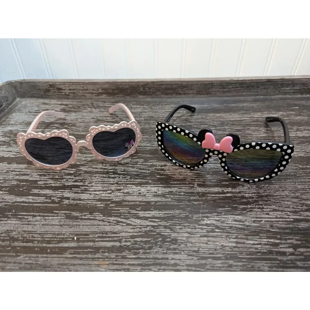 Minnie mouse girl's sunglasses set of two